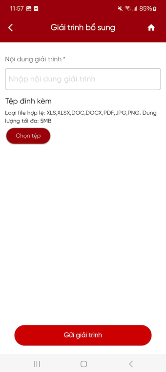 Đính kèm file giải trình